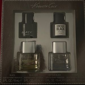 Kenneth Cole Colognes- Black, Vintage Black, Reaction and Reaction Thermal